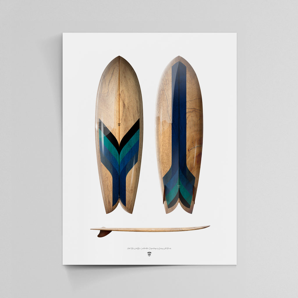 FISH WOOD BLUE