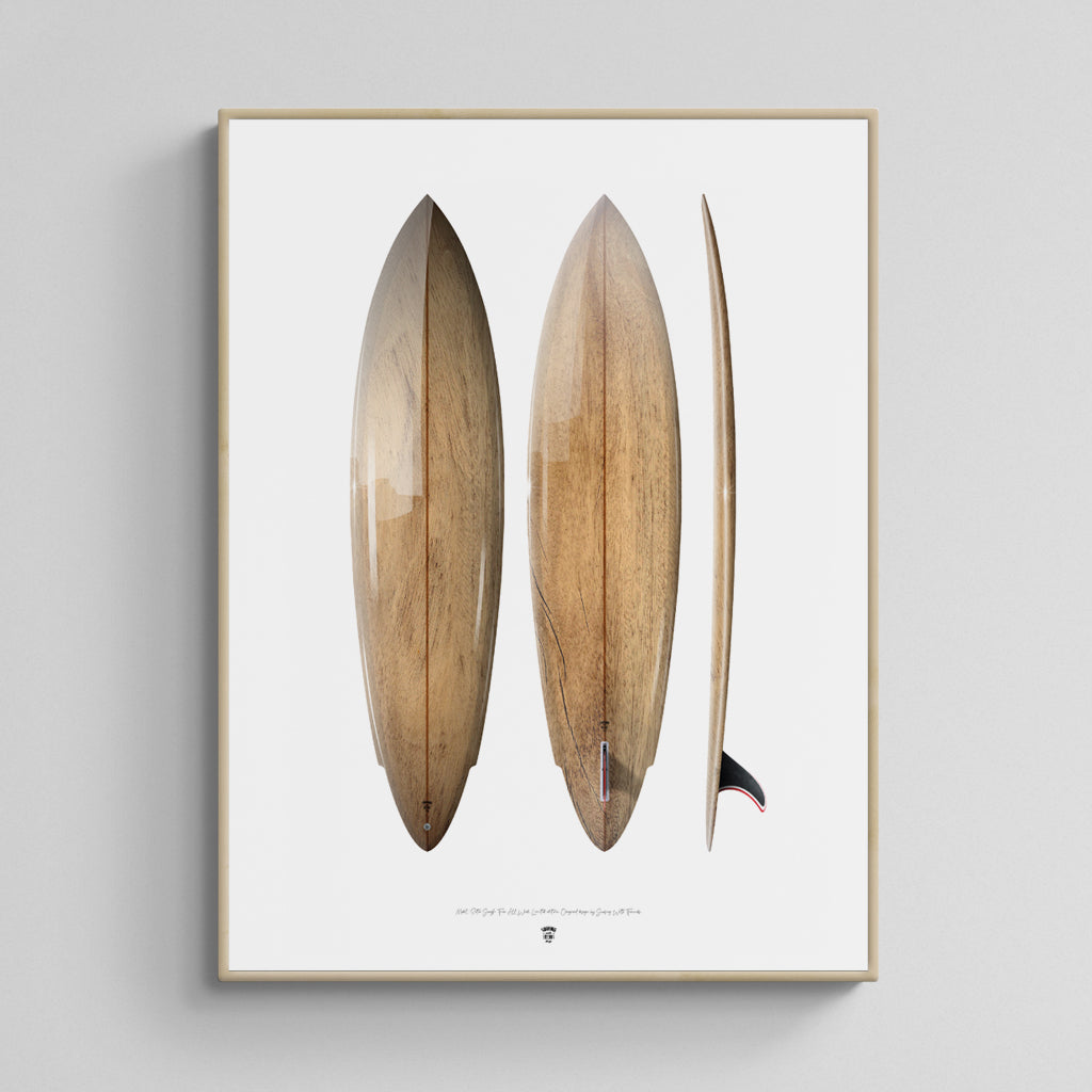 RETRO SINGLE FIN ALL WOOD